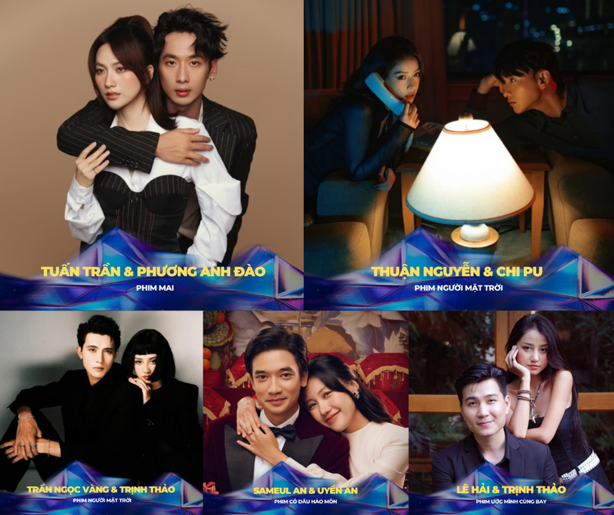 10 "Cặp đôi được yêu thích nhất" tiến vào vòng bình chọn Ngôi Sao Xanh - Ảnh 1.