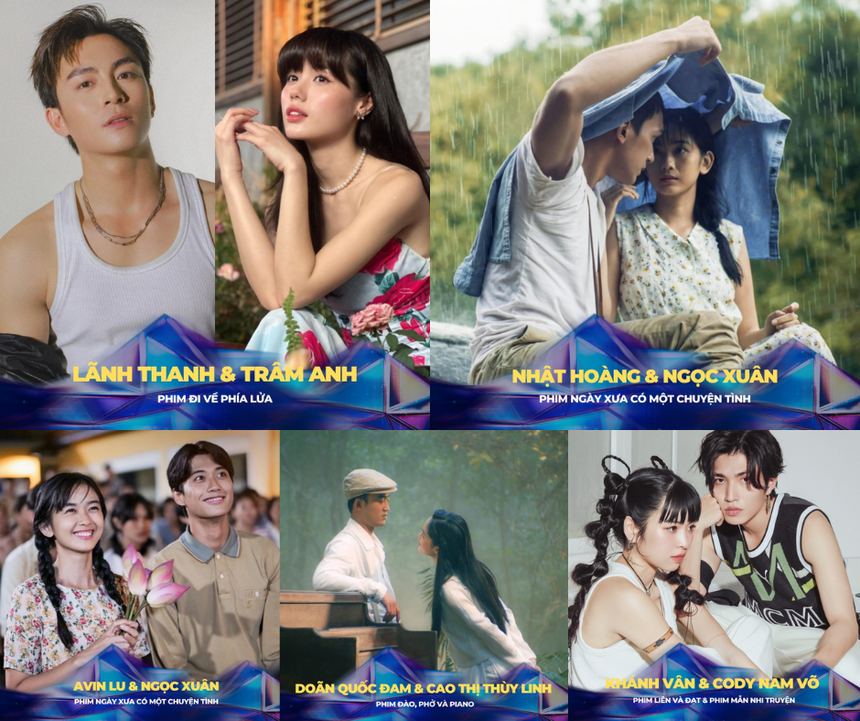 10 "Cặp đôi được yêu thích nhất" tiến vào vòng bình chọn Ngôi Sao Xanh - Ảnh 2.