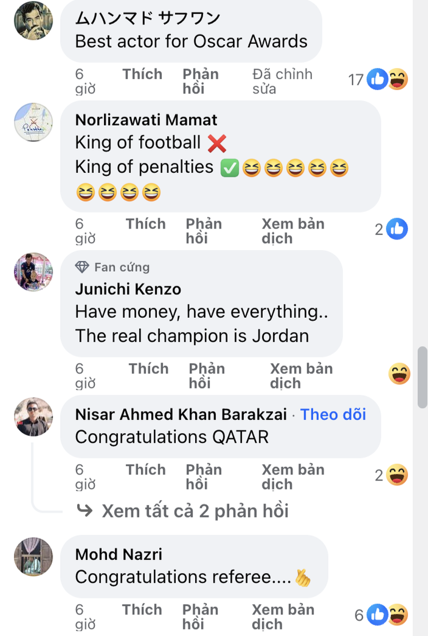 ĐT Qatar vô địch Asian Cup 2023 bằng 3 quả penalty, fan châu Á không phục - Ảnh 4.