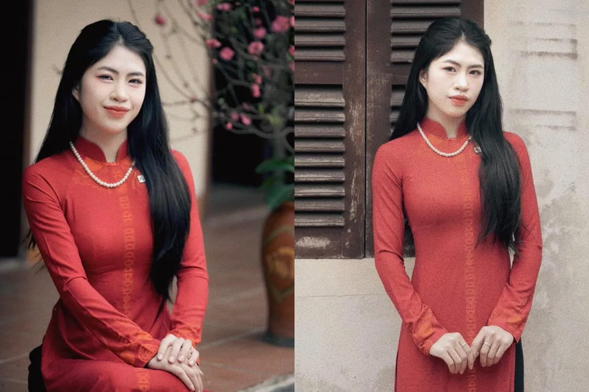 Thanh Nhã dịu dàng với áo dài, Trần Thị Duyên hở bạo khác lạ trong bộ ảnh đón Tết - Ảnh 8.