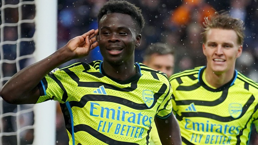 Saka tiếp tục thăng hoa, Arsenal 'tiễn' Burnley trở lại Championship gần thêm một đoạn - Ảnh 2. Saka tiếp tục thăng hoa, Arsenal 'tiễn' Burnley trở lại Championship gần thêm một đoạn - Ảnh 2.