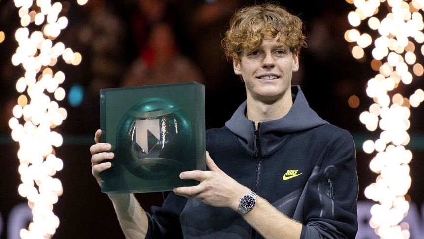Jannik Sinner vô địch ATP 500 Rotterdam Open 2024: Bản lĩnh tân vương - Ảnh 1.
