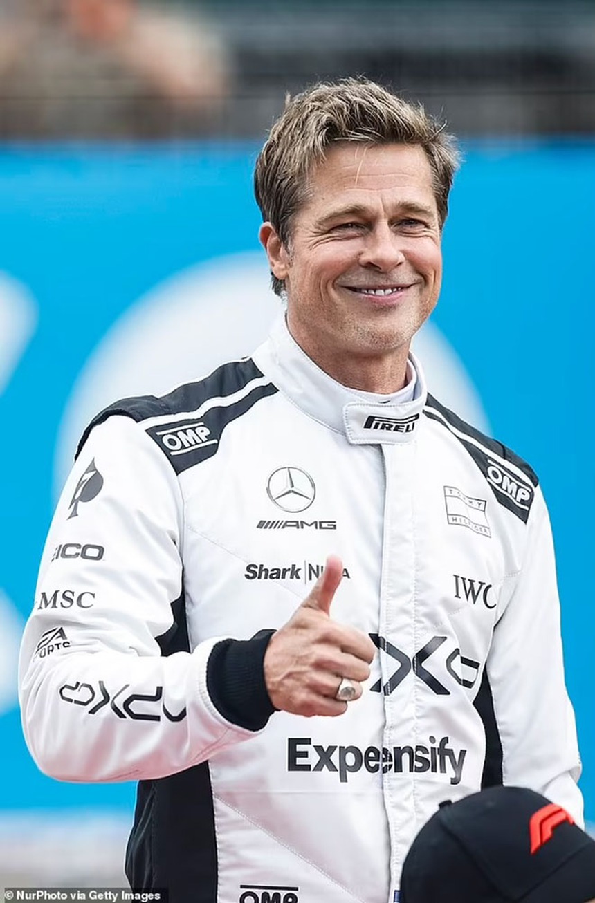 Brad Pitt 'tìm lại được tia sáng đời mình' với bạn gái Ines de Ramon - Ảnh 3. Brad Pitt 'tìm lại được tia sáng đời mình' với bạn gái Ines de Ramon - Ảnh 3.