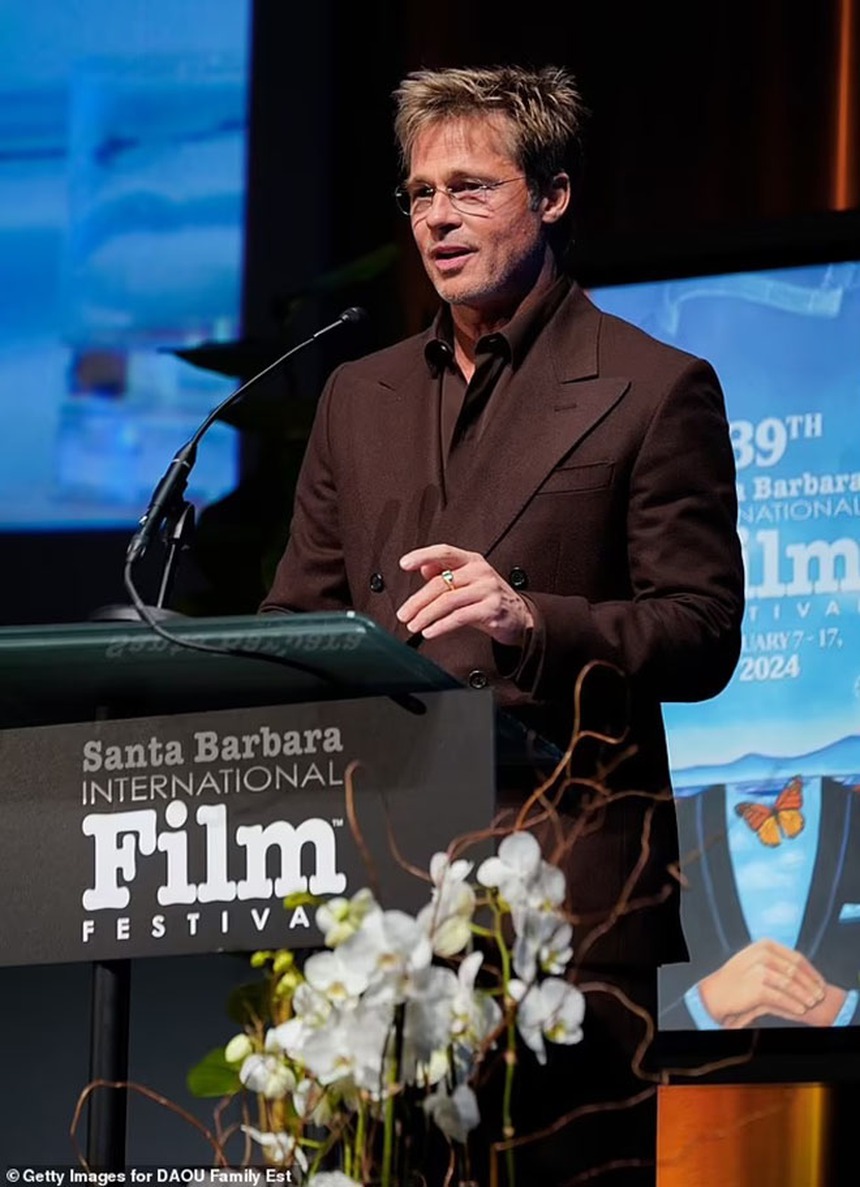 Brad Pitt 'tìm lại được tia sáng đời mình' với bạn gái Ines de Ramon - Ảnh 6. Brad Pitt 'tìm lại được tia sáng đời mình' với bạn gái Ines de Ramon - Ảnh 6.