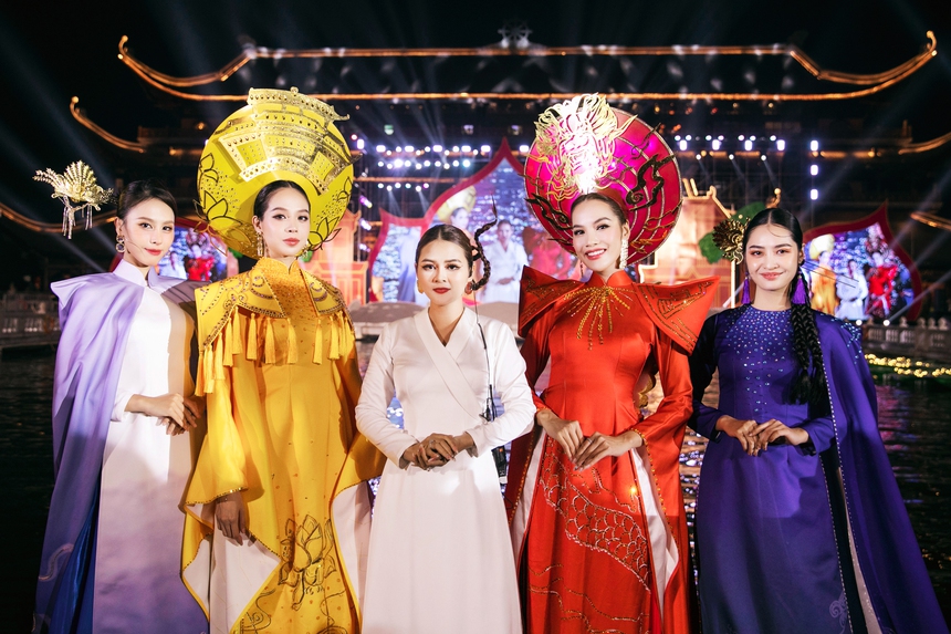 NTK Thạch Linh tôn vinh văn hóa, du lịch tâm linh bằng thời trang - Ảnh 1.