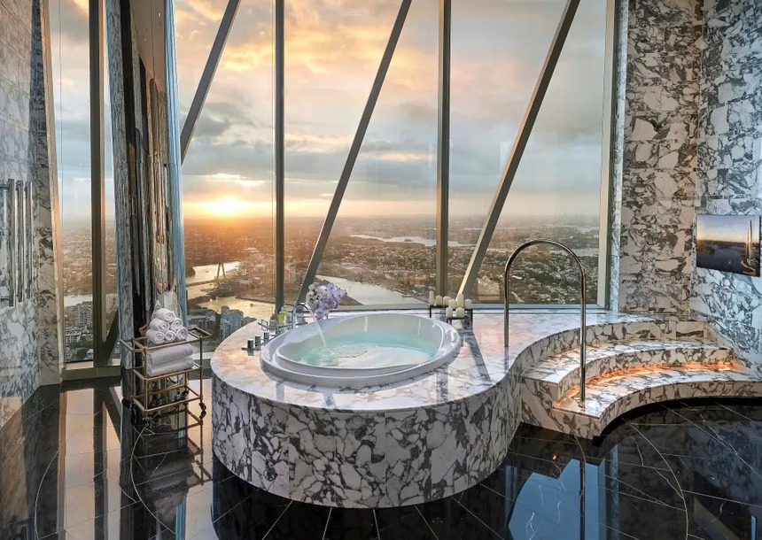 Ngắm căn phòng khách sạn trị giá 25.000 USD mỗi đêm của Taylor Swift ở Sydney trong 'Eras Tour' - Ảnh 1.