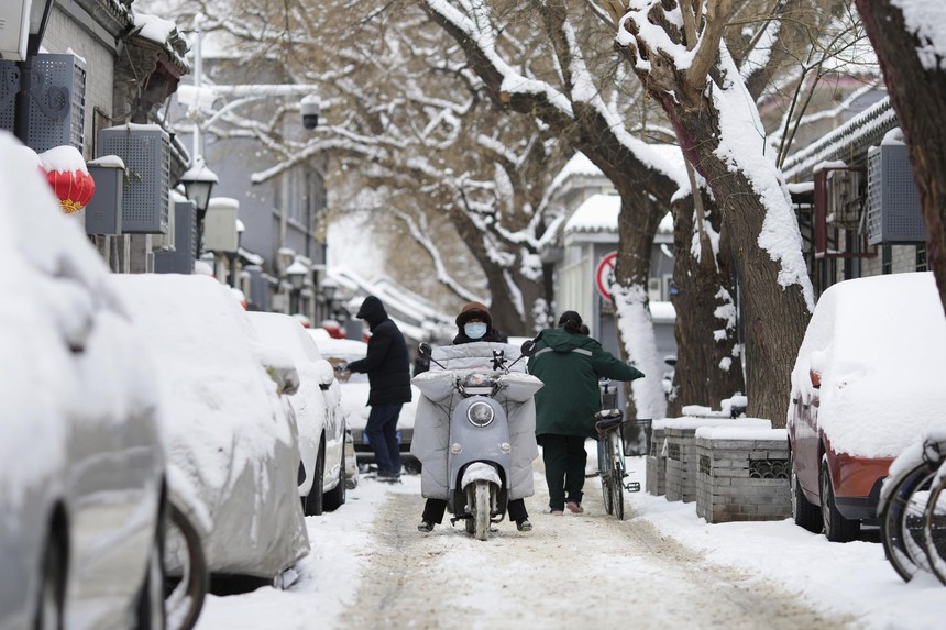 Trung Quốc tiếp tục cảnh báo mức cao nhất về đợt rét đậm - Ảnh 1. Trung Quốc tiếp tục cảnh báo mức cao nhất về đợt rét đậm - Ảnh 1.