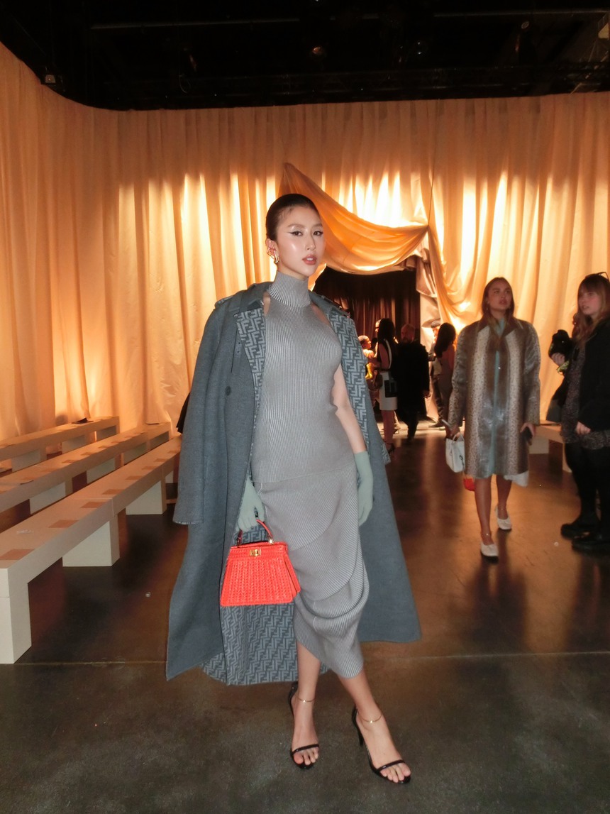 Quỳnh Anh Shyn khiến fan Việt mát mặt khi xuất hiện tại show Fendi thuộc Milan Fashion Week 2024 - Ảnh 4.