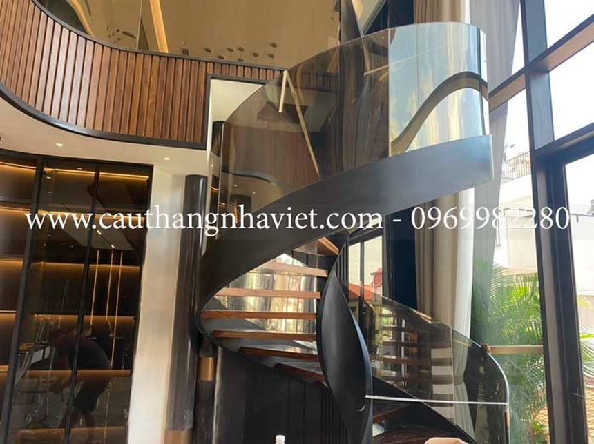 Cầu thang xoắn ốc: Sự lựa chọn lý tưởng cho ngôi nhà hiện đại - Ảnh 5.