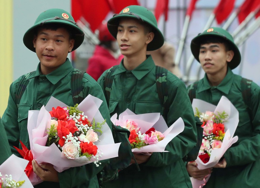 Gần 4.500 thanh niên Thủ đô lên đường nhập ngũ - Ảnh 7.