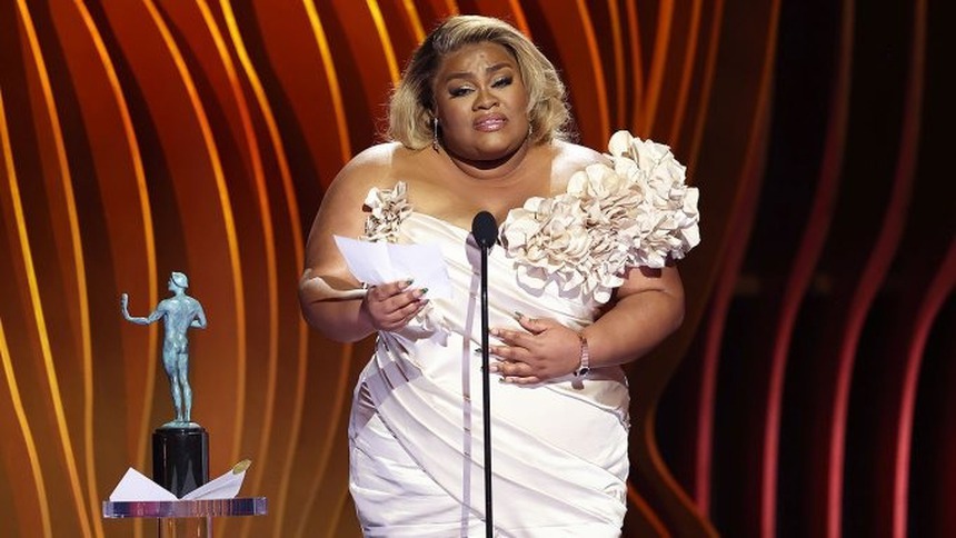 Da'Vine Joy Randolph - ngôi sao của giải SAG 2024: 'Hạnh phúc vì được sống nhiều cuộc đời' - Ảnh 1.