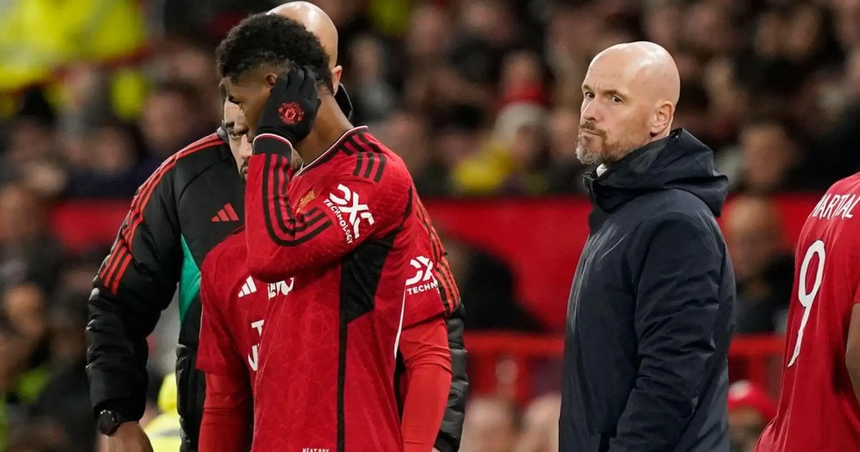 Sau bê bối vô kỷ luật, quan hệ giữa Rashford và HLV Ten Hag giờ ra sao? - Ảnh 2.
