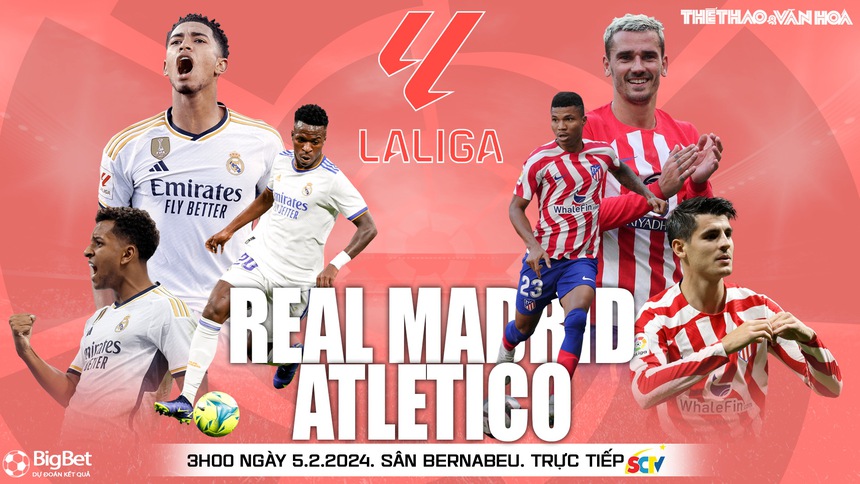 Nhận định bóng đá Real Madrid vs Atletico Madrid (03h00, 5/2), vòng 23 La Liga - Ảnh 2.