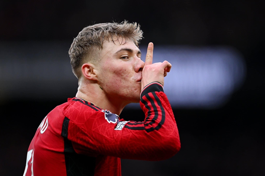 Hojlund lập cột mốc đặc biệt cho MU, đến Cristiano Ronaldo cũng không bằng - Ảnh 3. Hojlund lập cột mốc đặc biệt cho MU, đến Cristiano Ronaldo cũng không bằng - Ảnh 3.