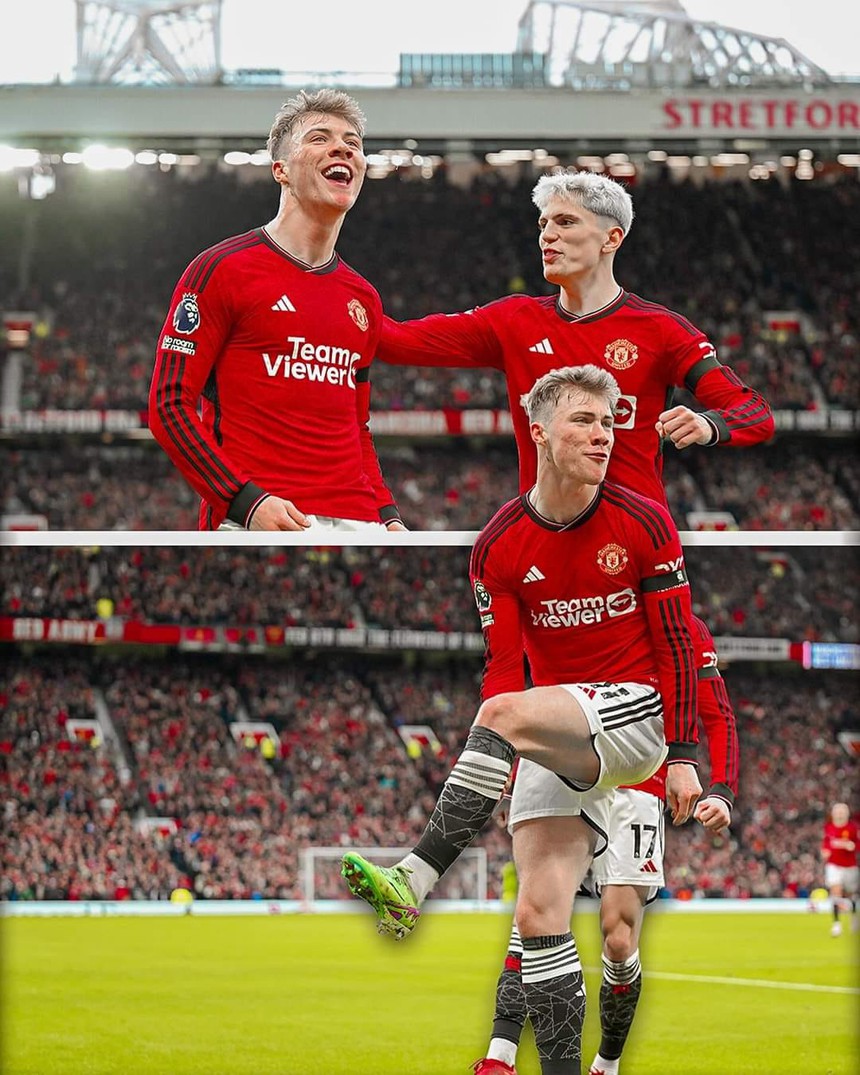 Hojlund lập cột mốc đặc biệt cho MU, đến Cristiano Ronaldo cũng không bằng - Ảnh 2. Hojlund lập cột mốc đặc biệt cho MU, đến Cristiano Ronaldo cũng không bằng - Ảnh 2.