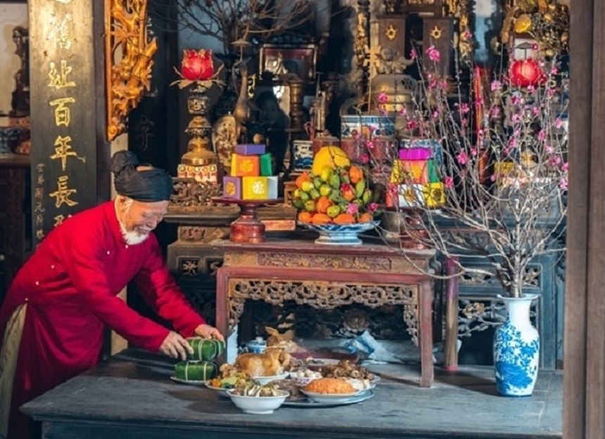 Văn khấn mùng 1 Tết Nguyên đán Giáp Thìn 2024 theo phong tục cổ truyền Việt Nam - Ảnh 1. Văn khấn mùng 1 Tết Nguyên đán Giáp Thìn 2024 theo phong tục cổ truyền Việt Nam - Ảnh 1.