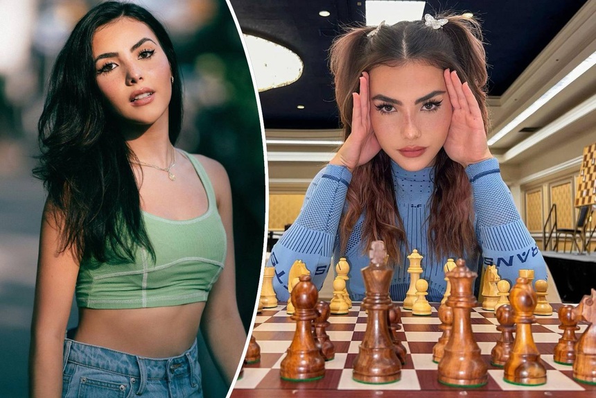 Ngỡ ngàng với diện mạo nữ kỳ thủ đẹp nhất thế giới Andrea Botez - Ảnh 2.