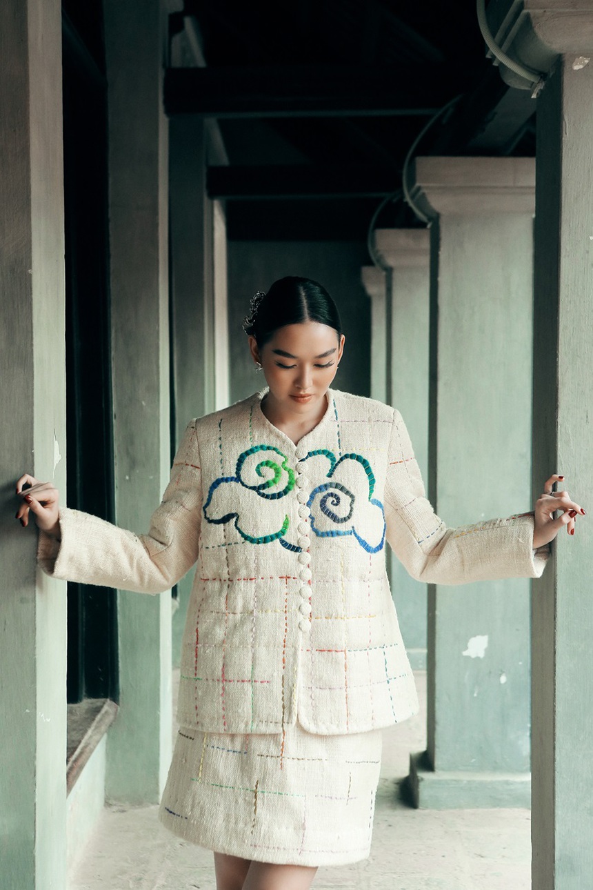 BÀI TẾT - NTK Trịnh Bích Thủy: 'Áo chần bông - chiếc áo đi theo cả đời người' - Ảnh 9.