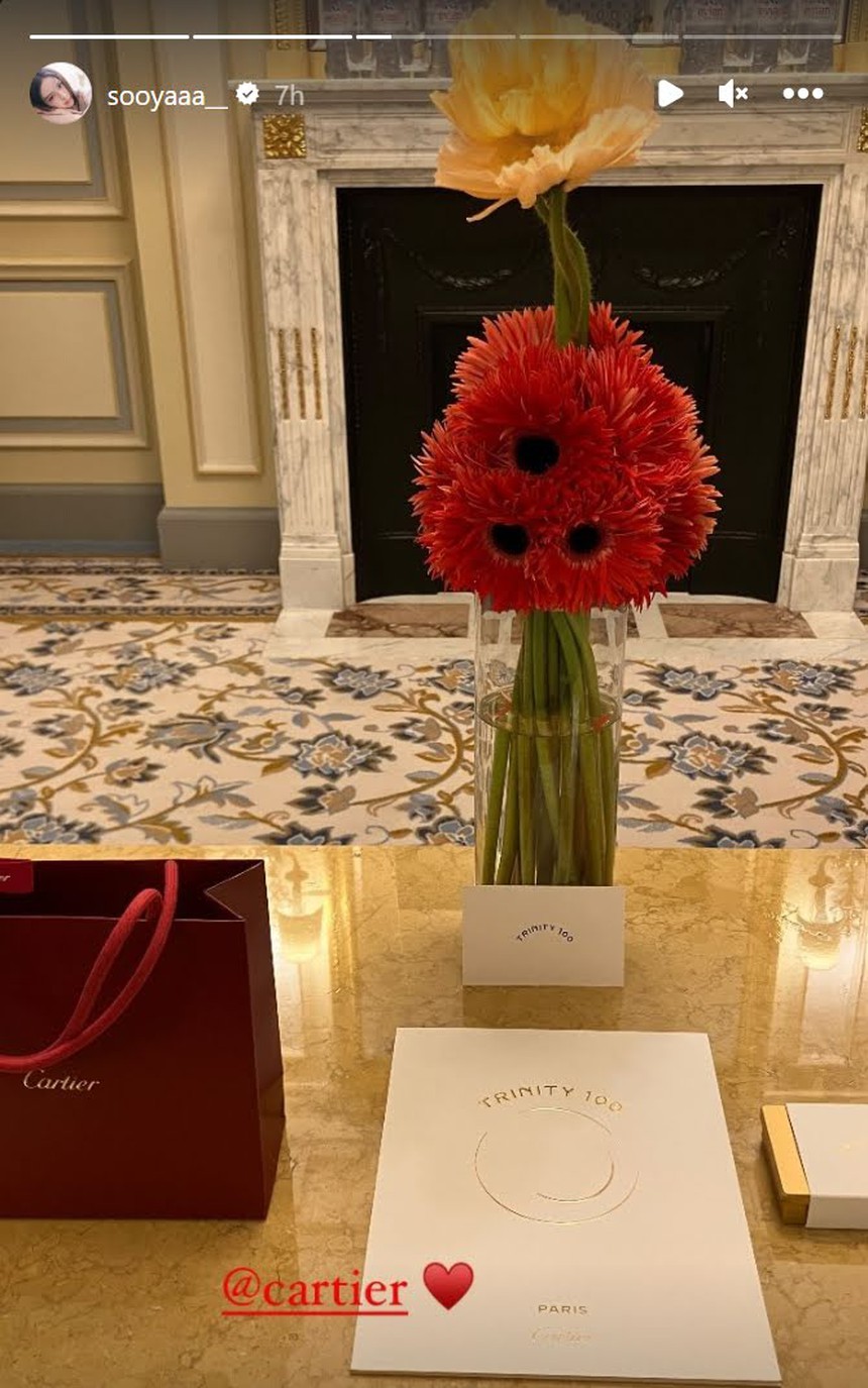 Cận Tết, Jisoo Blackpink bay sang Pháp, được Jisoo đối đãi hoàng gia từ Cartier ở Paris - Ảnh 3. Cận Tết, Jisoo Blackpink bay sang Pháp, được Jisoo đối đãi hoàng gia từ Cartier ở Paris - Ảnh 3.