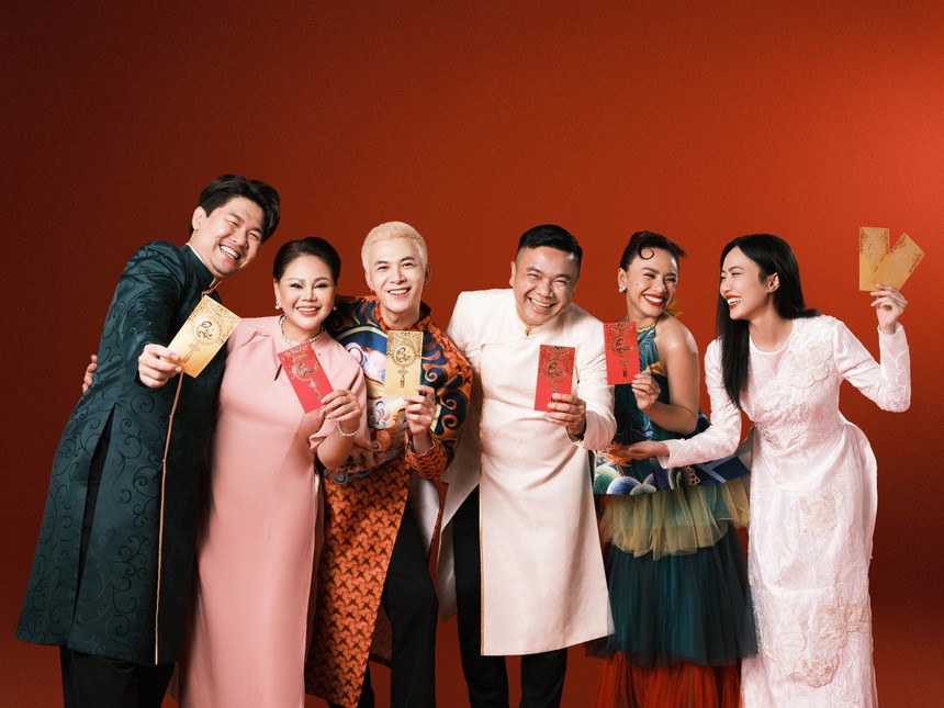 Dàn sao "Gặp lại chị bầu" rạng rỡ trong bộ ảnh Tết - Ảnh 6.