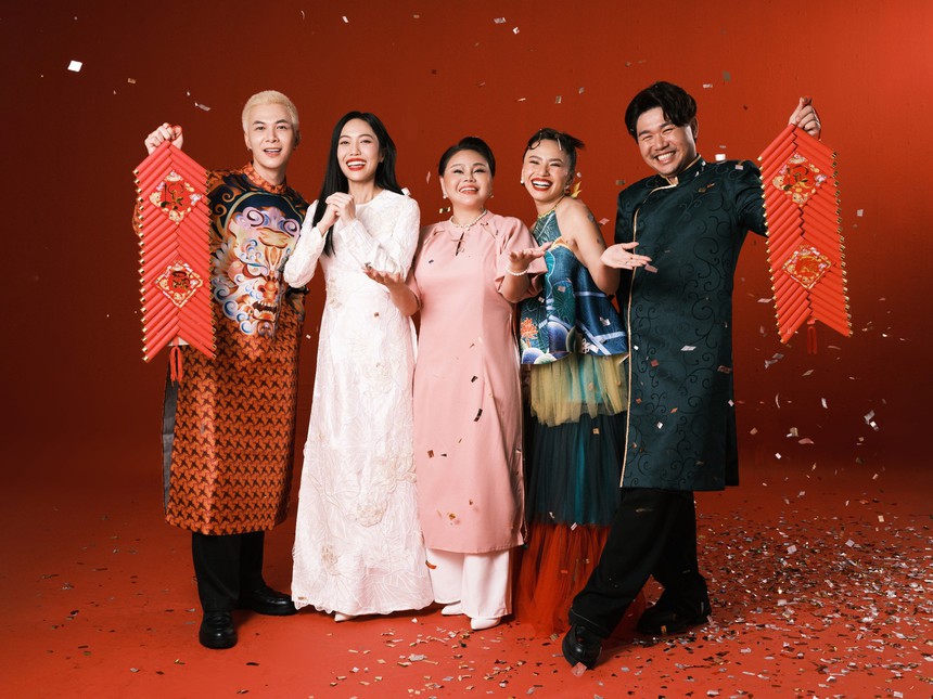 Dàn sao "Gặp lại chị bầu" rạng rỡ trong bộ ảnh Tết - Ảnh 7.