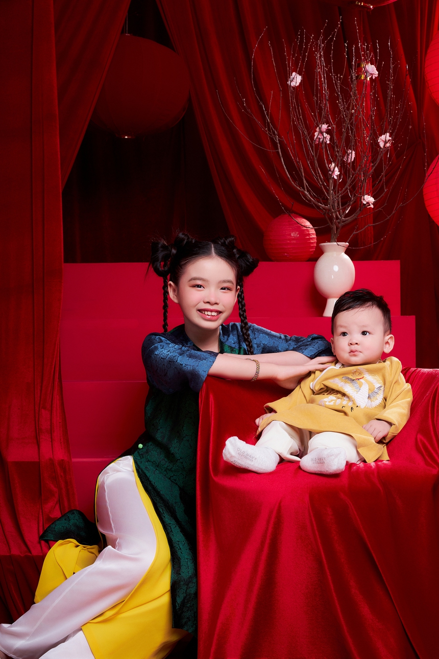 Gia đình Phương Trinh Jolie đầm ấm bên nhau ngày Tết, không có chuyện phân bì con riêng con chung - Ảnh 5.