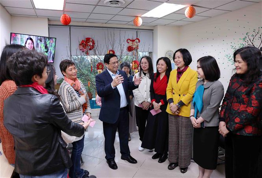 Thủ tướng chúc Tết cán bộ, phóng viên các cơ quan thông tấn, báo chí - Ảnh 4.