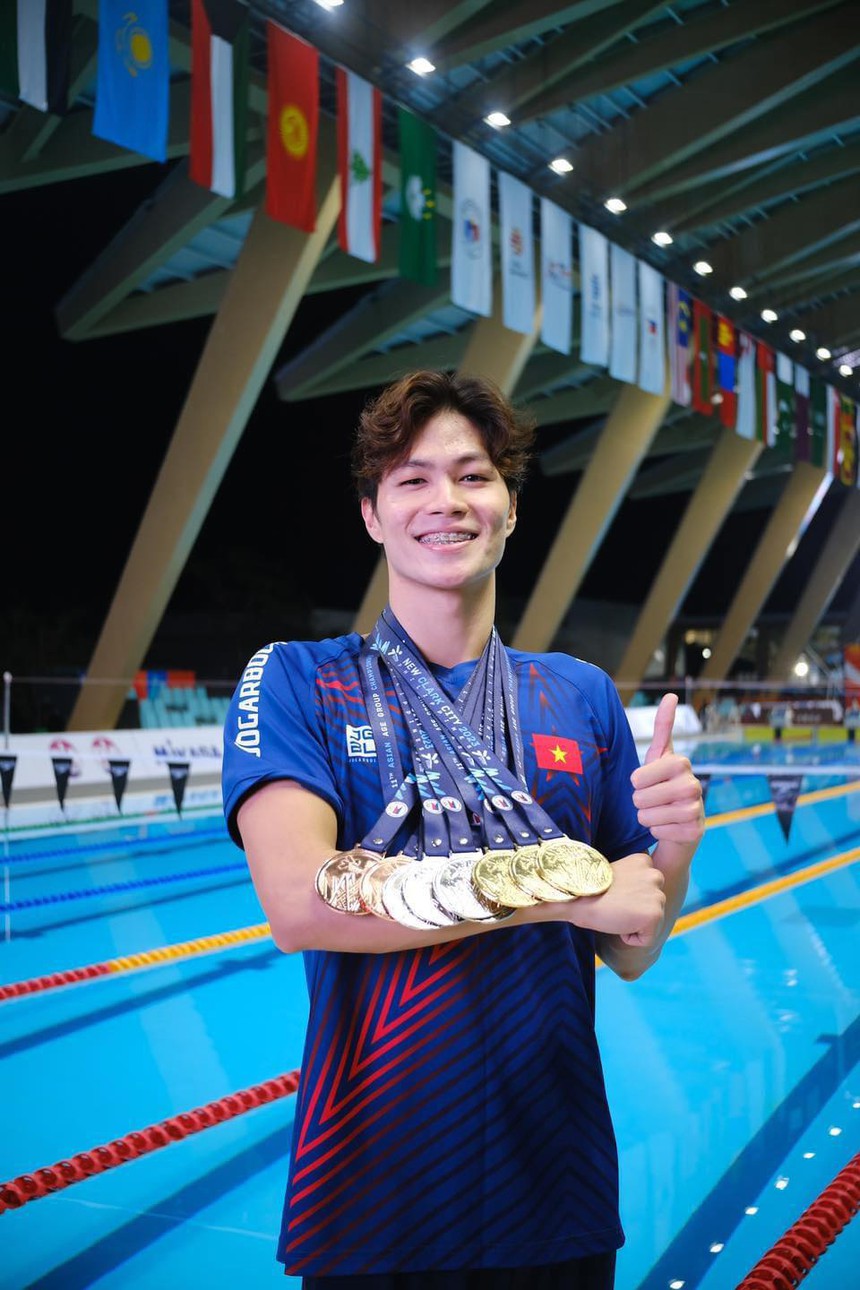Thi đấu xuất sắc ở giải châu Á, kình ngư Việt Nam có màn ‘khoe’ loạt huy chương giống huyền thoại thế giới - Ảnh 3. Thi đấu xuất sắc ở giải châu Á, kình ngư Việt Nam có màn ‘khoe’ loạt huy chương giống huyền thoại thế giới - Ảnh 3.