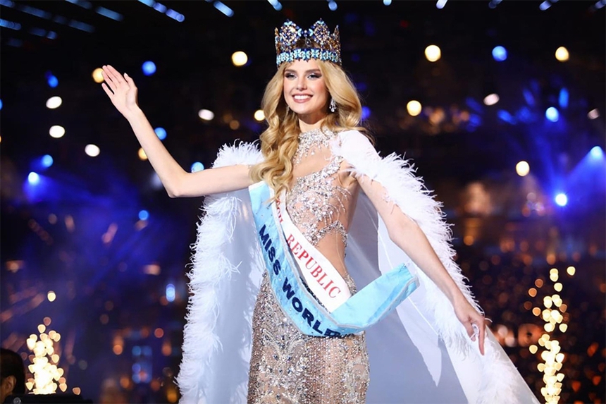 Krystyna Pyszková: Mỹ nhân học vấn khủng của Cộng hoà Séc đăng quang Miss World 2024 - Ảnh 2. Krystyna Pyszková: Mỹ nhân học vấn khủng của Cộng hoà Séc đăng quang Miss World 2024 - Ảnh 2.