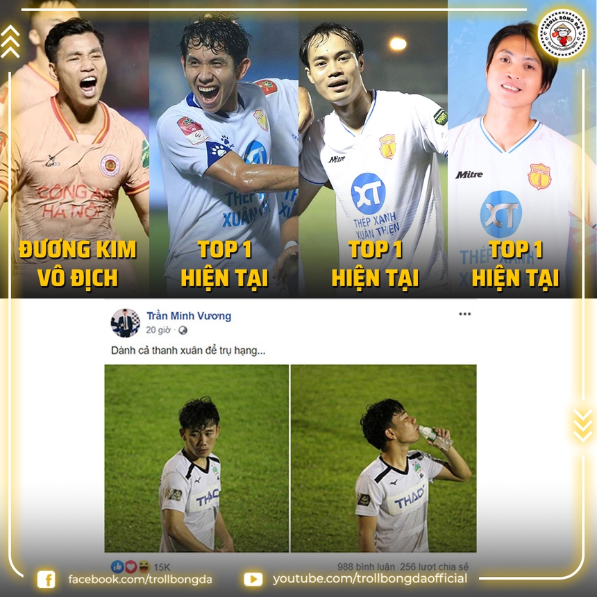 Đàn anh lần lượt ra đi, chỉ một mình Minh Vương vẫn ở lại 'dành cả thanh xuân để trụ hạng' cùng HAGL  - Ảnh 2.