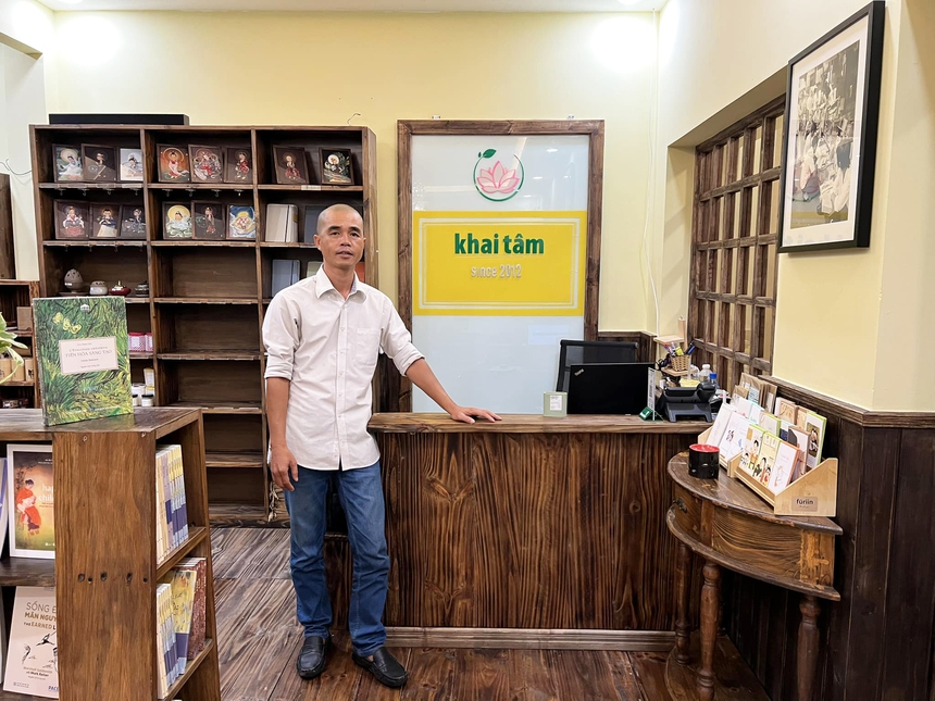 Thư quán Khai Tâm tìm đồng hành cùng hệ giá trị - Ảnh 1. Thư quán Khai Tâm tìm đồng hành cùng hệ giá trị - Ảnh 1.