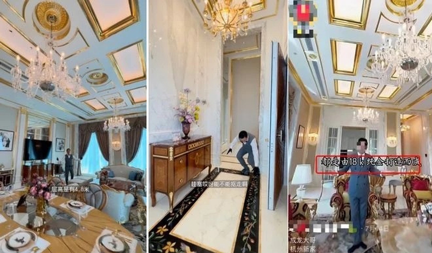 Biệt thự sang trọng rộng 4.500 m2 của Thành Long với các điểm nhấn bằng vàng 18K và sân bay trực thăng - Ảnh 7.