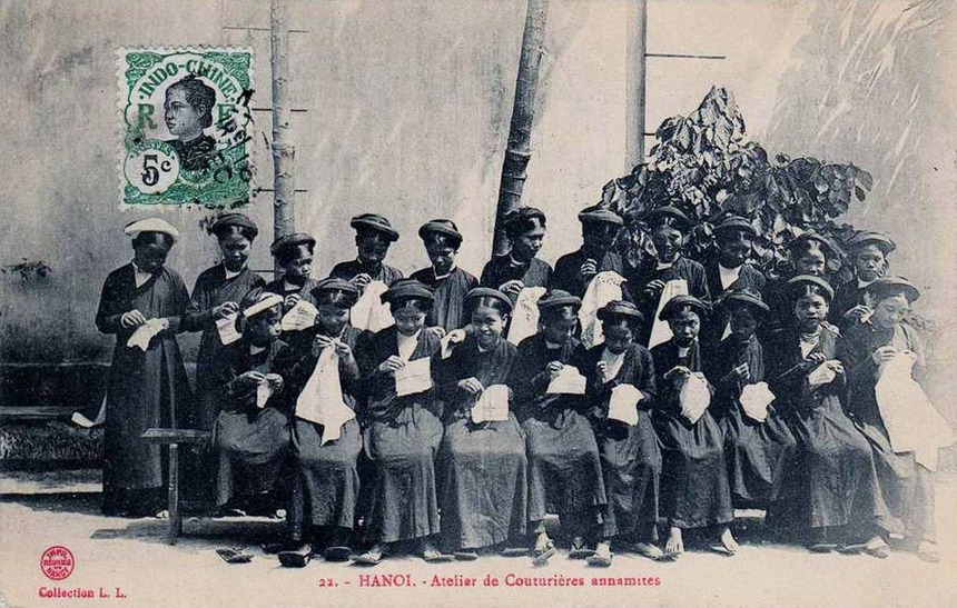 Ảnh = Ký ức = Lịch sử (kỳ 95): Nghề thêu và phố thợ thêu ở Hà Nội - Ảnh 17.