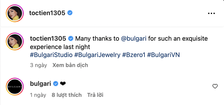 Tóc Tiên lên thẳng trang chủ Bvlgari sau 5 ngày “gây bão” ôm eo Lisa (BLACKPINK) - Ảnh 4.