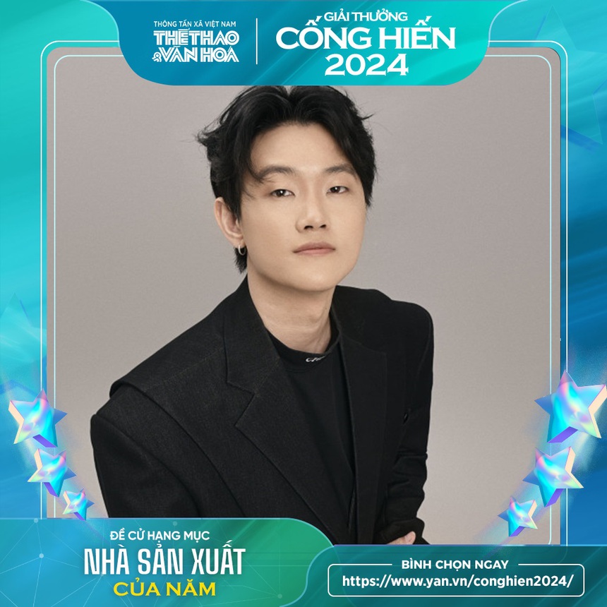 Giải Cống hiến lần 18 - 2024: Những chàng trai trẻ 'gây bão' làng nhạc - Ảnh 2. Giải Cống hiến lần 18 - 2024: Những chàng trai trẻ 'gây bão' làng nhạc - Ảnh 2.