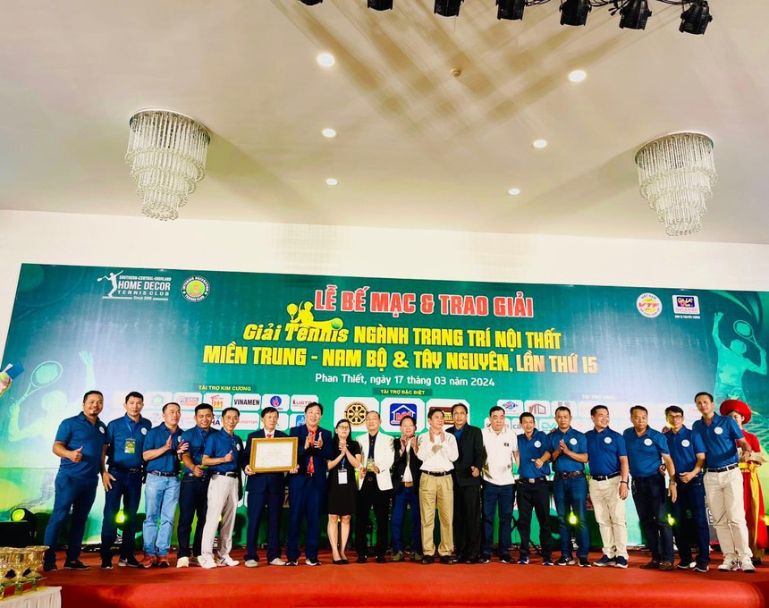 Giải quần vợt Ngành Trang trí nội thất Miền Trung Nam Bộ và Tây Nguyên lần thứ 15 kết thúc với nhiều điểm nhấn mới - Ảnh 2.