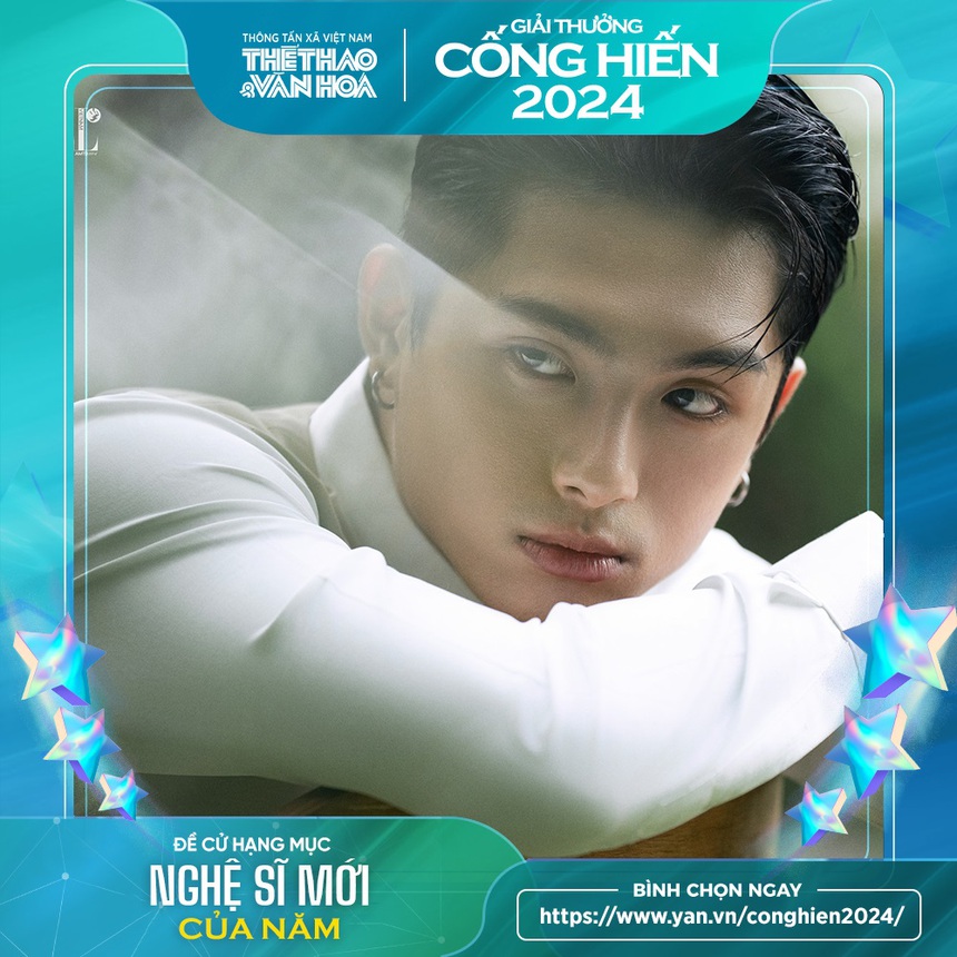 Giải Cống hiến lần 18 - 2024: Những chàng trai trẻ 'gây bão' làng nhạc - Ảnh 8. Giải Cống hiến lần 18 - 2024: Những chàng trai trẻ 'gây bão' làng nhạc - Ảnh 8.
