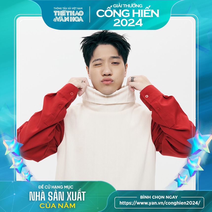 Giải Cống hiến lần 18 - 2024: Những chàng trai trẻ 'gây bão' làng nhạc - Ảnh 4. Giải Cống hiến lần 18 - 2024: Những chàng trai trẻ 'gây bão' làng nhạc - Ảnh 4.