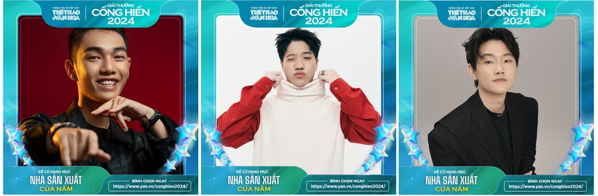 Giải Cống hiến lần 18 - 2024: Những chàng trai trẻ 'gây bão' làng nhạc - Ảnh 1. Giải Cống hiến lần 18 - 2024: Những chàng trai trẻ 'gây bão' làng nhạc - Ảnh 1.