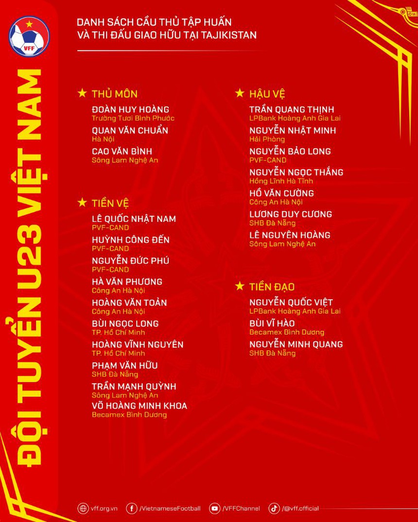 Xem trực tiếp bóng đá U23 Việt Nam vs U23 Tajikistan ở đâu? VTV có trực tiếp - Ảnh 3.