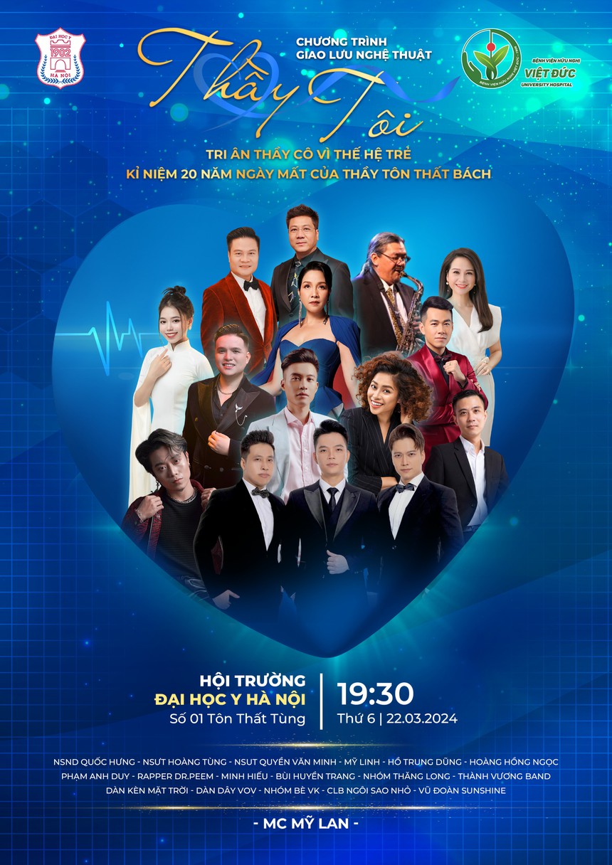 Chương trình giao lưu nghệ thuật 'Thầy tôi' kỷ niệm 20 năm ngày mất của GS Tôn Thất Bách - Ảnh 2.