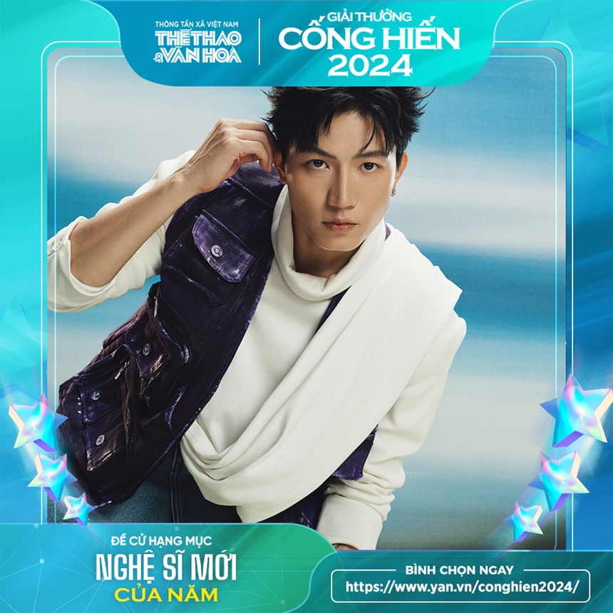 Giải Cống hiến lần 18 - 2024 - Ca sĩ Anh Tú: Vào đề cử Cống hiến 'đã là một vinh dự lớn' - Ảnh 1. Giải Cống hiến lần 18 - 2024 - Ca sĩ Anh Tú: Vào đề cử Cống hiến 'đã là một vinh dự lớn' - Ảnh 1.