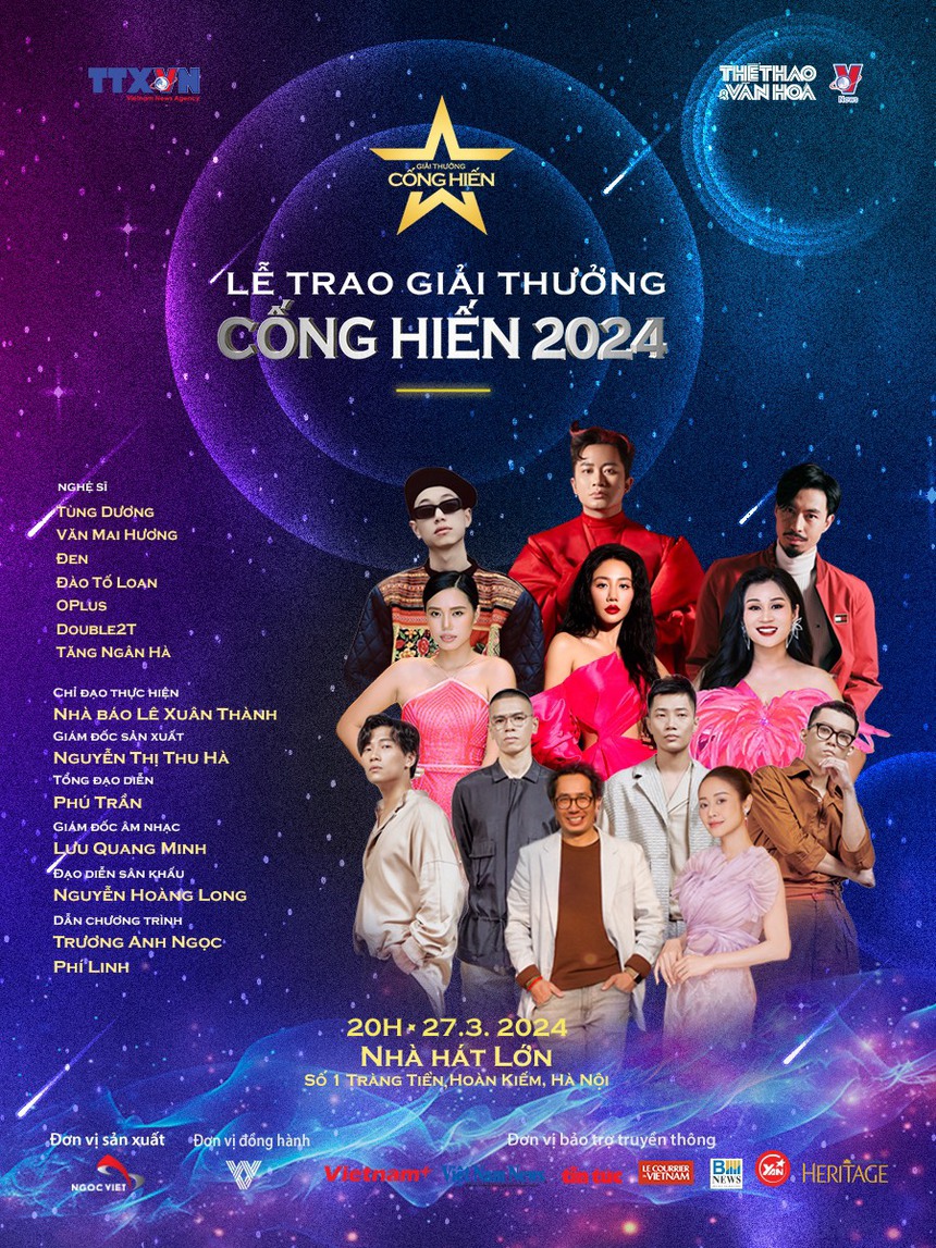 Thông tin báo chí chương trình Lễ trao Giải Cống hiến lần 18 năm 2024 - Ảnh 1.