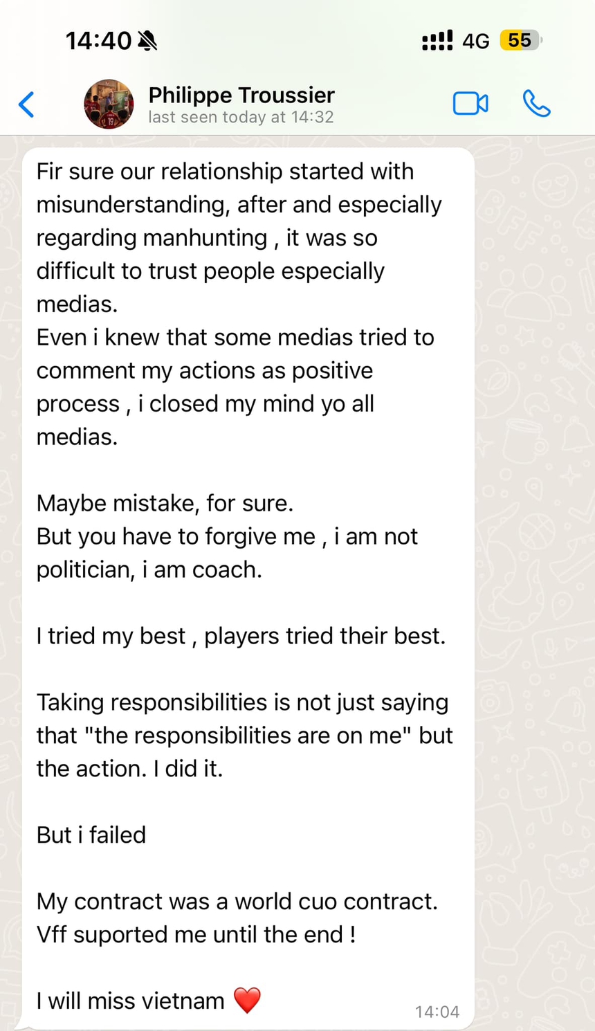 HLV Troussier gửi tin nhắn đặc biệt sau khi chia tay đội tuyển Việt Nam - Ảnh 2.