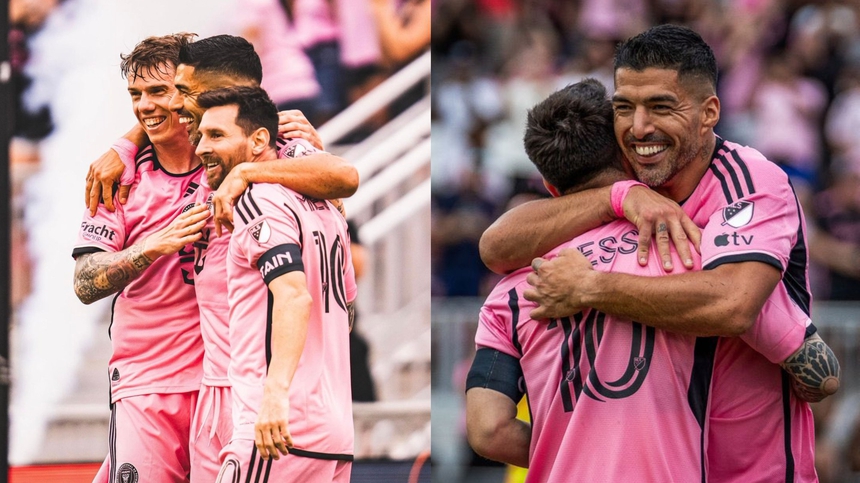 Messi cùng Suarez thay nhau lập cú đúp, Inter Miami đại thắng với tỷ số khó tin tại MLS - Ảnh 2.