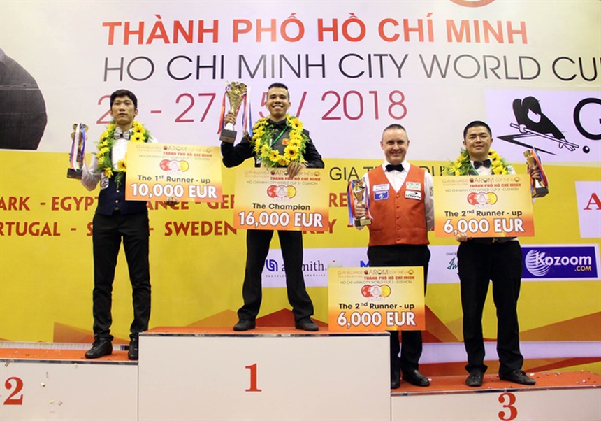 Trần Quyết Chiến lập hat-trick vô địch World Cup, xứng danh huyền thoại billiards Việt Nam  - Ảnh 2.