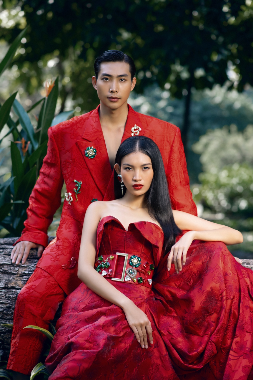 VUNGOC&SON tôn vinh vẻ đẹp tình yêu đôi lứa qua các thiết kế mùa Xuân  - Ảnh 6.