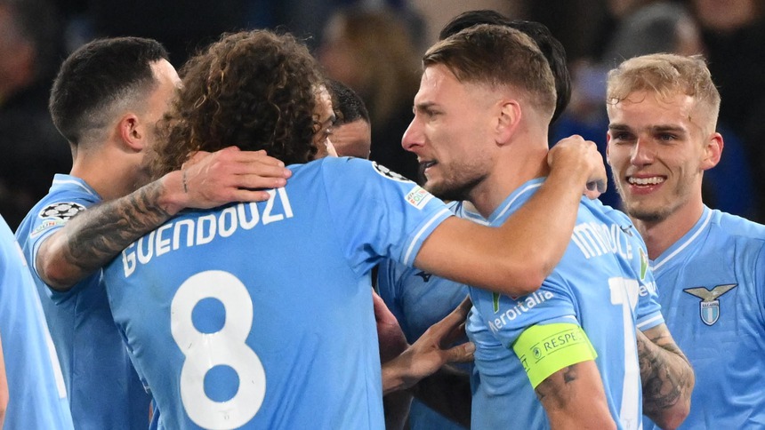 Lazio: Quên Milan đi, giờ là vé tứ kết Champions League - Ảnh 1. Lazio: Quên Milan đi, giờ là vé tứ kết Champions League - Ảnh 1.