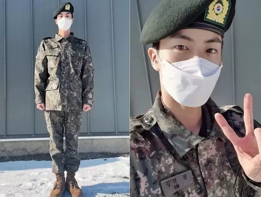 ARMY đếm ngược ngày trở lại của Jin BTS - Ảnh 1.