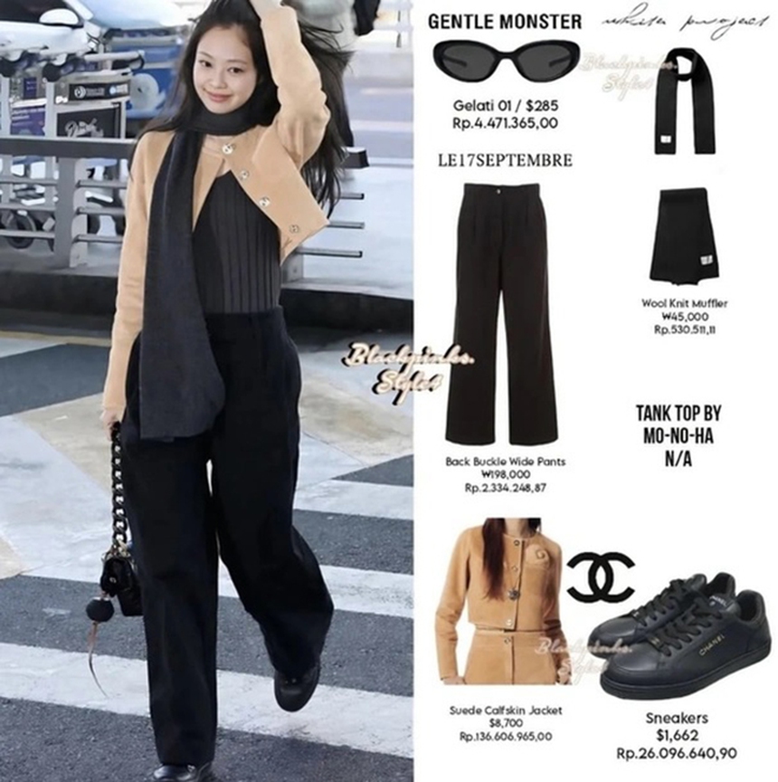 Thời trang sân bay sang chảnh của Blackpink sau khi trở thành CEO - Ảnh 6.